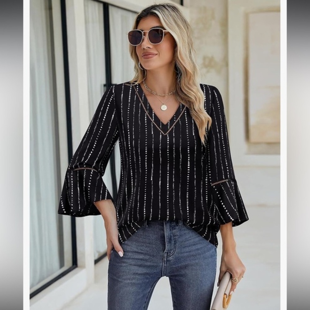 Timeson Women's Business Casual Tops, Dressy Blouses Office Work Shirts XXL